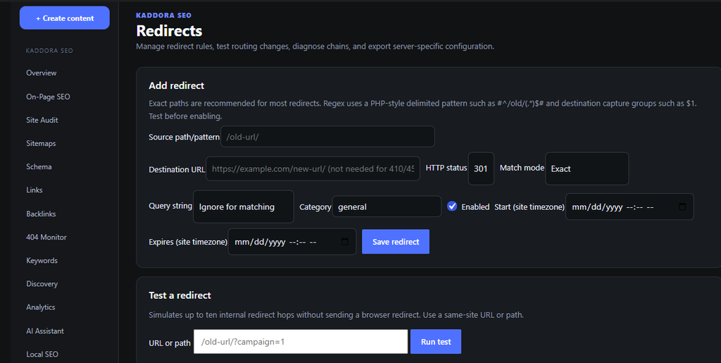 Redirect